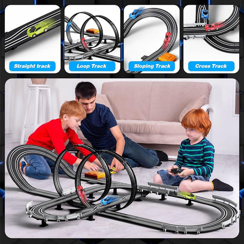 Jumplanma Slot Car Racing Track Sets for Kids 1