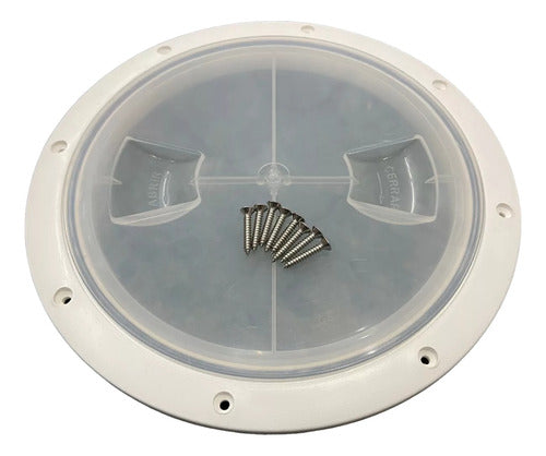 Large 8'' Round Watertight Hatch Cover for Kayak with Stainless Steel Screws 6