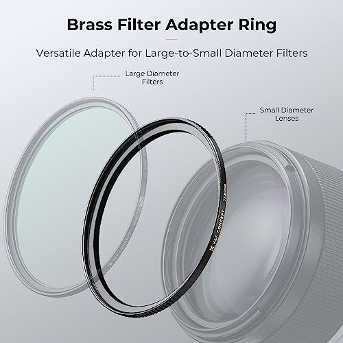 K&F Concept 67mm To 82mm Step-Up Lens Filter Adapter Ring 1