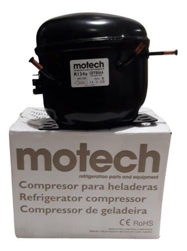 Motech Motor Compresor Bocha Heladera 1/3 Hp R134a 2