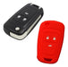 Cubre Volante + Funda Llave Silicona Chevrolet Onix - Rojo 4