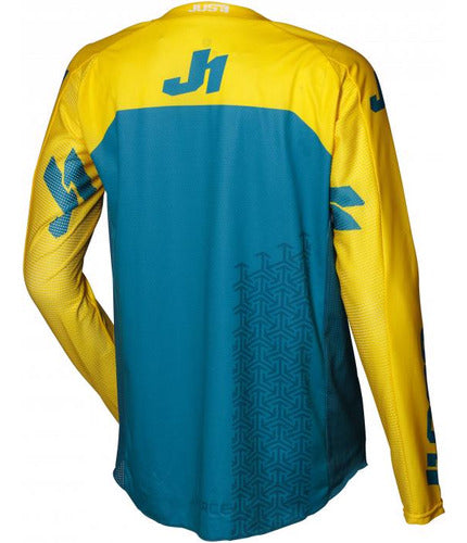 Just1 Jersey Motocross J-Force Terra Blue / Yellow 1