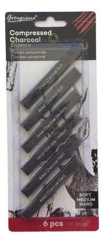 Giorgione Artistic Charcoal Bar X 6 0