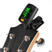 Chromatic Clip Tuner for Guitar Bass Violin Ukulele with Clamp Clip 7