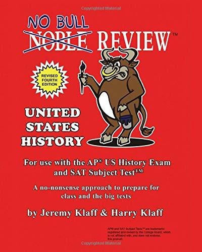 No Bull Review - Essential Resource for AP US History Exam - Book : No Bull Review - For Use With The Ap Us History Exam