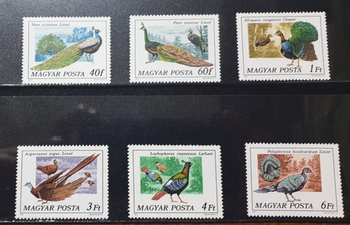 Hungary Stamps Birds Theme 6 Mint Stamps 1977 0