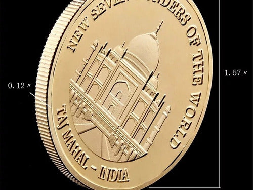 Moneda Colección India,taj Mahal, Siete Maravillas Del Mundo 2