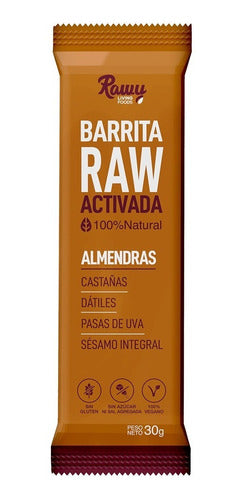 Rawy Living Foods Barritas Raw Activada De Almendras, Sin Gluten Y Veganos 0