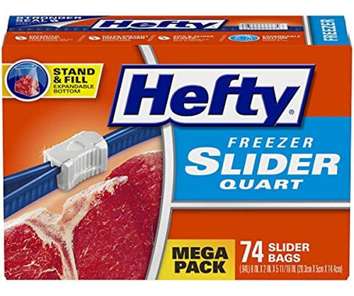 Hefty Slider Bolsas De Almacenamiento Para Congelador, Tamañ 0