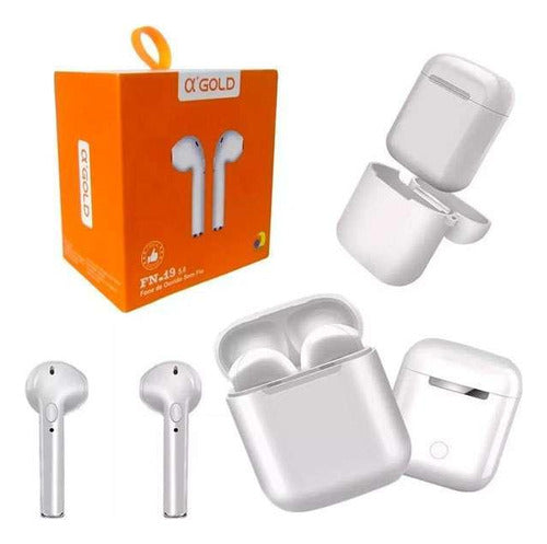 Kit Fone Sem Fio + Capinha Samsung A12 + Película 3d 1