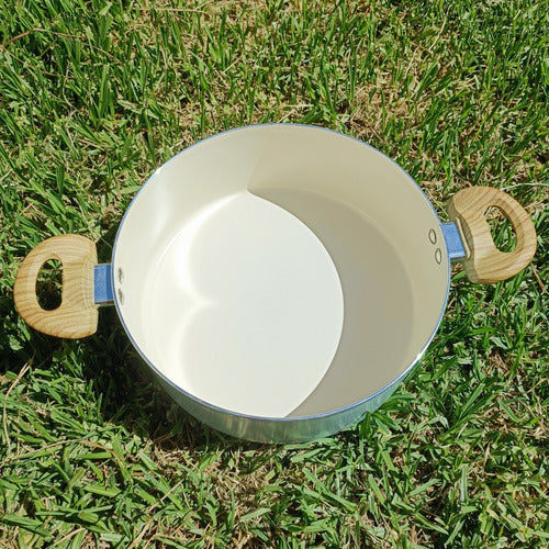 24cm Krea Non-Stick Ceramic Pot 3.9 Lts - Water Green 5