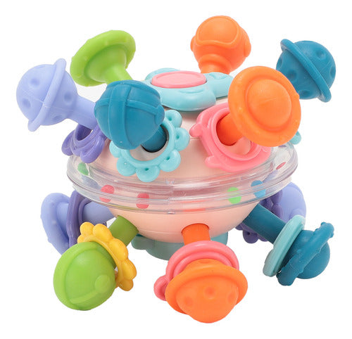 Brinquedo Sensorial Para Bebês Grasping Ball Chew Interactiv 1