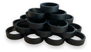 Persé Bicicletas 25 Aluminum Spacers Black 10mm X 28.6 0