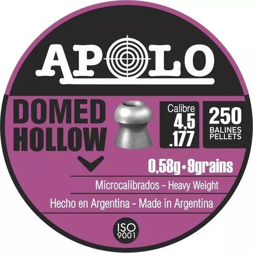 Apolo Hollow Point Pellets .177 Cal 4.5mm 250-Pack 1