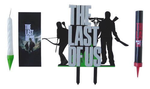 IVANARTE Adorno Para Torta The Last Of Us + Vela + Bengala + Sticker 0