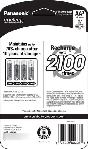 Panasonic Eneloop D Battery Adapter with Rechargeable AA Batteries 1