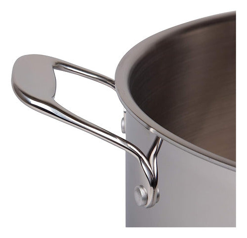 Stock Pot - Tri-ply 18/10 Professional Grade Induction Ready 3