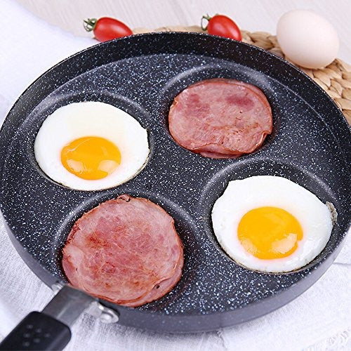 MyLifeUNIT Aluminum 4-Cup Non-Stick Egg Frying Pan 5