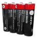 Efftec AA Carbon Batteries Pack of 60 Non-Rechargeable 1.5V 0