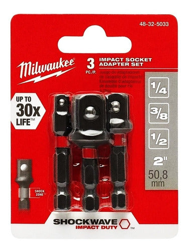 Milwaukee Set Of Impact Drill Adapter 2" 50.8mm 0