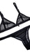 Abuda Sexy Transparent Lingerie Microtulle Set with Thong Less 6