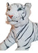 Giant 1.10m White and Brown Plush Tiger 0