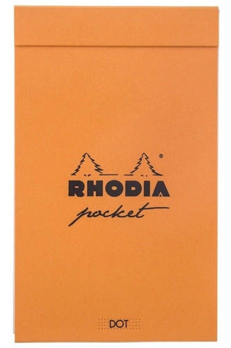 Bloco Rhodia Pocket Orange 7,5x12cm 40fls Pontilhado (dots) 0