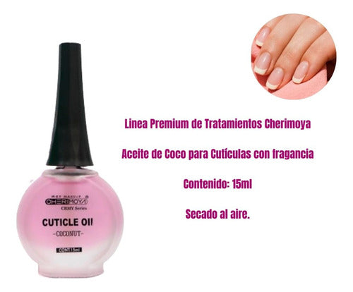 Cherimoya Nail Cuticle Oil - Hydration, Nutrition, Coconut Aroma 1