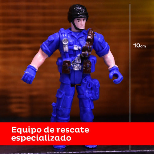 Set De Rescate De Juguete Rescue Team Policia Jeep (25028) 2