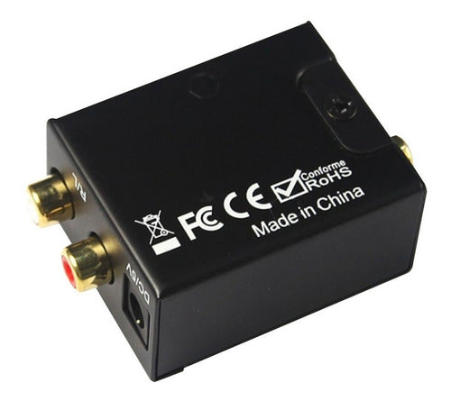 Digital to RCA Analog Audio Converter - Optical Toslink to Analog 1
