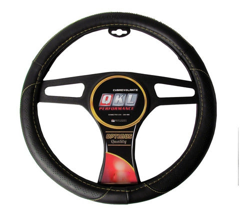 QKL Plus Leather Steering Wheel Cover 37/39 Cm - Various Colors 2