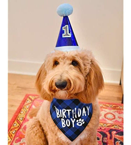 Jpb Perro Cumpleaños Niño Bandana 2