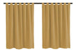 Kitchen Microfiber Short Curtain Set of 2 Panels 1.20x1.20m Each 39