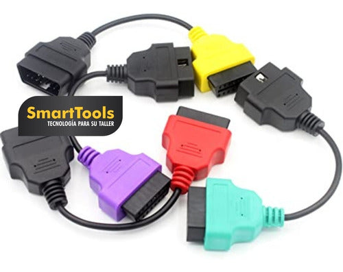 Smart Tools Adaptadores Kit Multiscan 4 Cables Colores Elm327 1