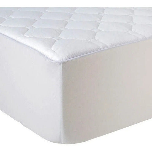 Protector De Colchon Matelaseado 80x190 Lavable Ajustable 1