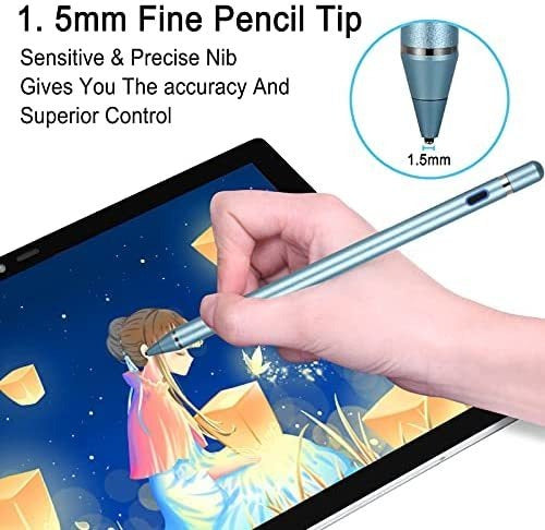 Dongwenke Active Stylus Pen - Universal for iOS/Android - Blue 1