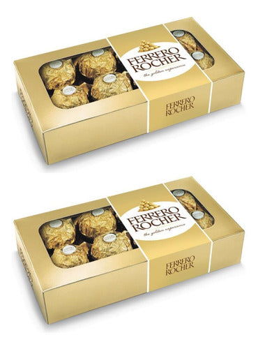 Ferrero Rocher Chocolate Box x8 Un. 100 Gr Chocolate x2 0