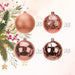 TOMAY Christmas Ball Ornaments for Christmas Tree 20pcs 3.15 Inch Champagne Rose 1