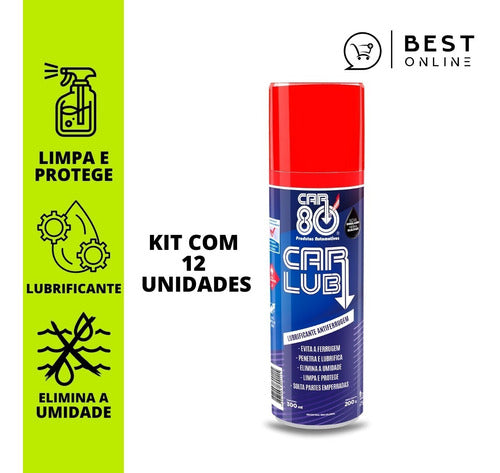 Kit 12 Peças Carlub Desengripante Desincravante Antiferrugem 1