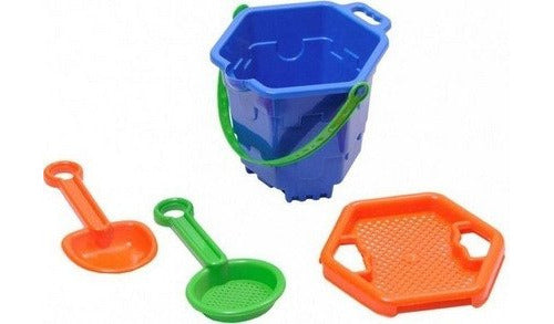 Generic Hexagonal Beach Set with 3 Accessories 0