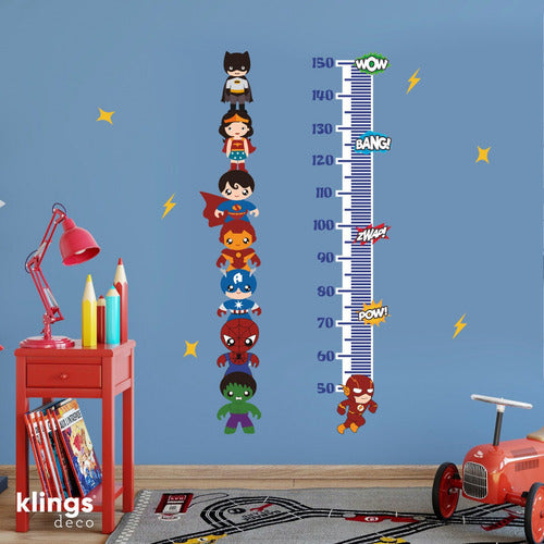 Klings Decorative Wall Vinyl Growth Chart Super Heroes Batman 0