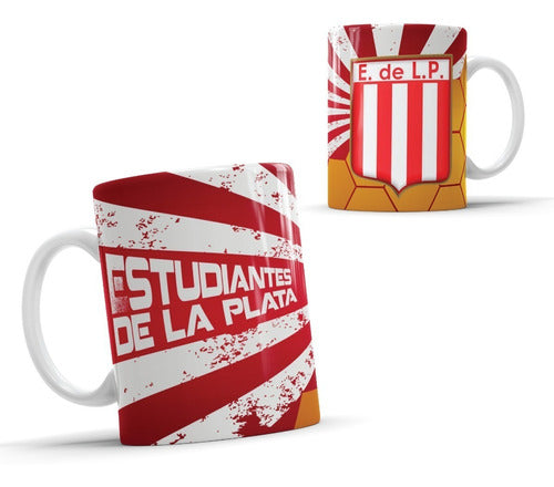 Taza Cerámica Futbol Estudiantes De La Plata 0