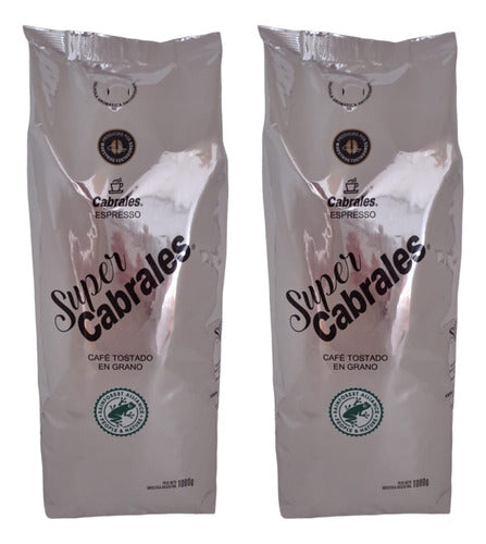 Cabrales Café Tostado En Grano Super Cabrales Espresso 2kg 0