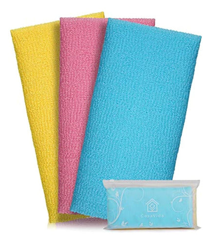 Casa Vida Exfoliating Japanese Beauty Washcloth Sponge 0