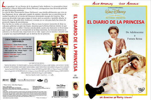 "The Princess Diaries - Julie Andrews, Anne Hathaway DVD - El Diario De La Princesa- Julie Andrews- Anne Hathaway Dvd