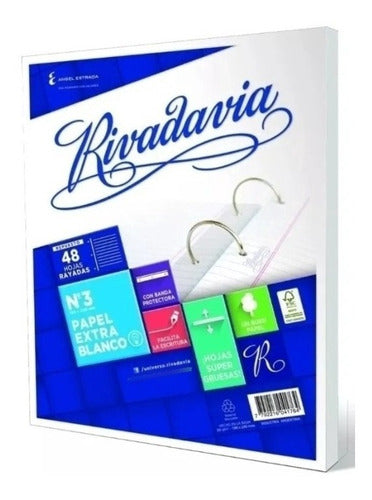 Rivadavia Nº3 48 Leaves with Protective Band Pack of 2 0