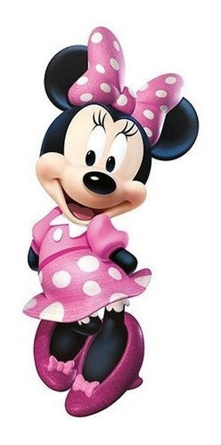 RoomMates RMK2008GM Mickey and Friends Minnie Bow-tique Peel and Stick Giant Wall Décor 0