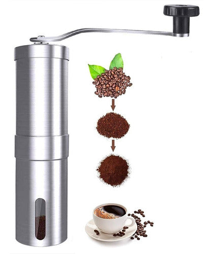 Univex Coffee Grinder Manual Coffee Mill Stainless Steel 0