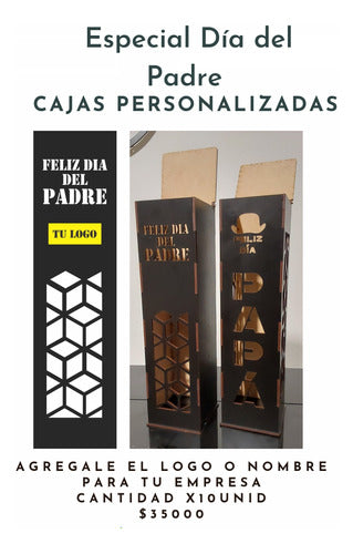 Cajas Para Botellas De Vino Personalizadas En Color Negro 2