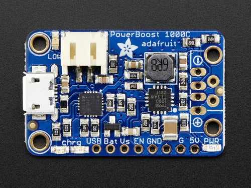 Adafruit PowerBoost 1000C: Rechargeable 5V LiPo USB Boost Module 5